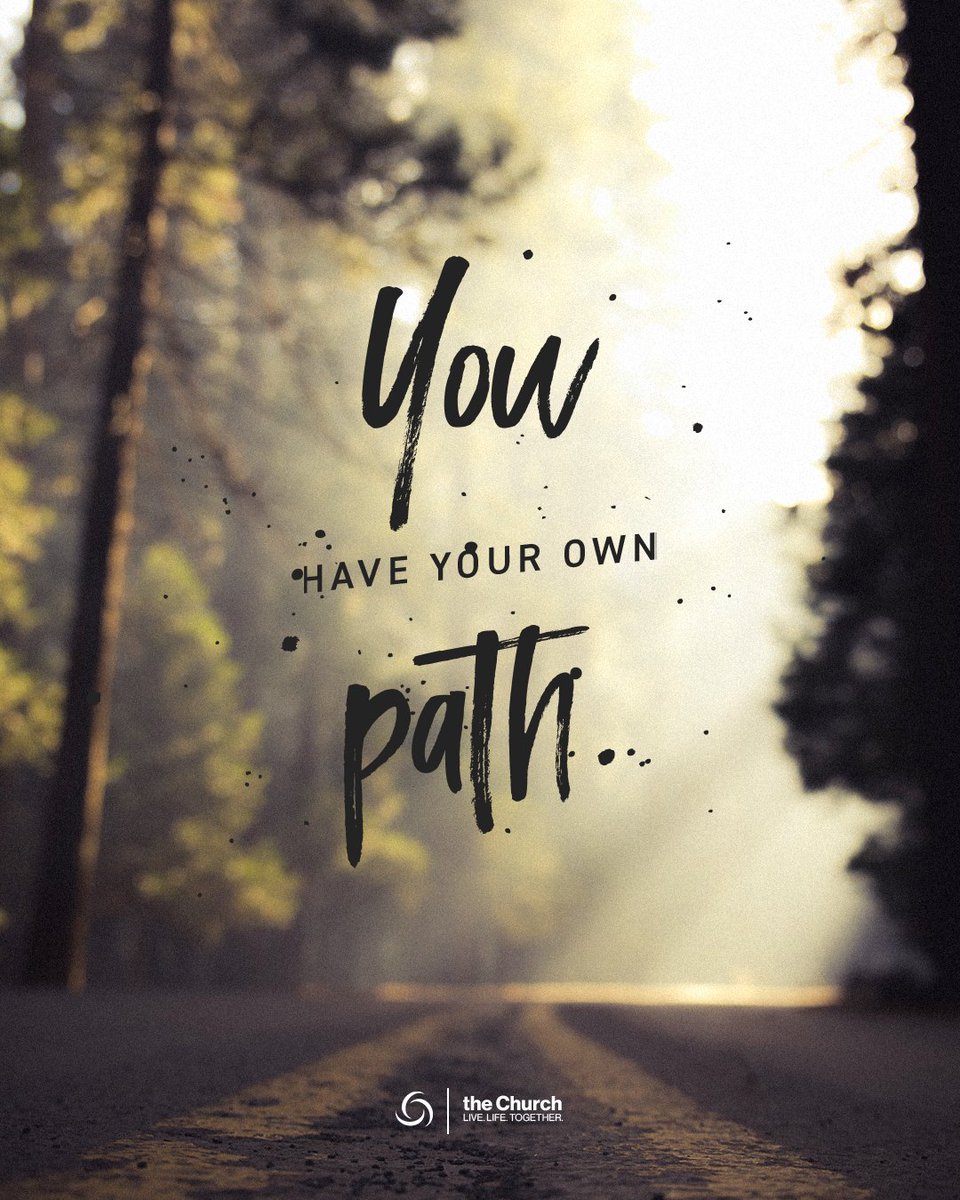 live_life_2gthr's tweet photo. Do not be pressured by the people around you. Do not be discouraged by your own progress.
God has given us our own path to take. Each with different challenges but the same result— success.❤️
#theChurch #LiveLifeTogether #Path #Progress #Success https://t.co/f9da0NPBjB