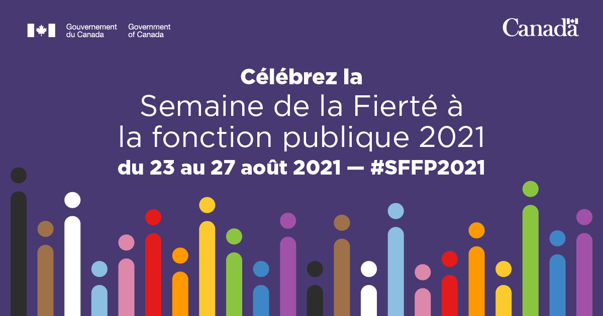 Ecole_GC's tweet image. Le 25 août, durant la Semaine de la Fierté à la fonction publique🌈, apprenez au contact de quatre fonctionnaires queers qui raconteront des histoires qui sont liées à leurs identités qui s’entrecoupent et qui touchent leur quotidien. ow.ly/IGHe30rQvDN