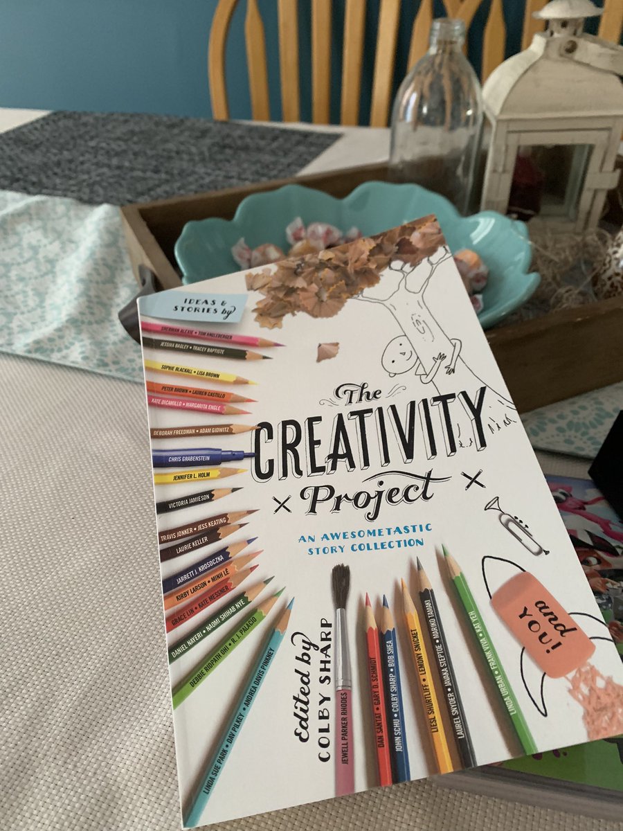 AESFunWing's tweet image. Got this beauty today @colbysharp @Literacy_at_WEC Second time owning this book…first time someone loved it so much they borrowed it forever 🙊😏 #TheCreativityProject