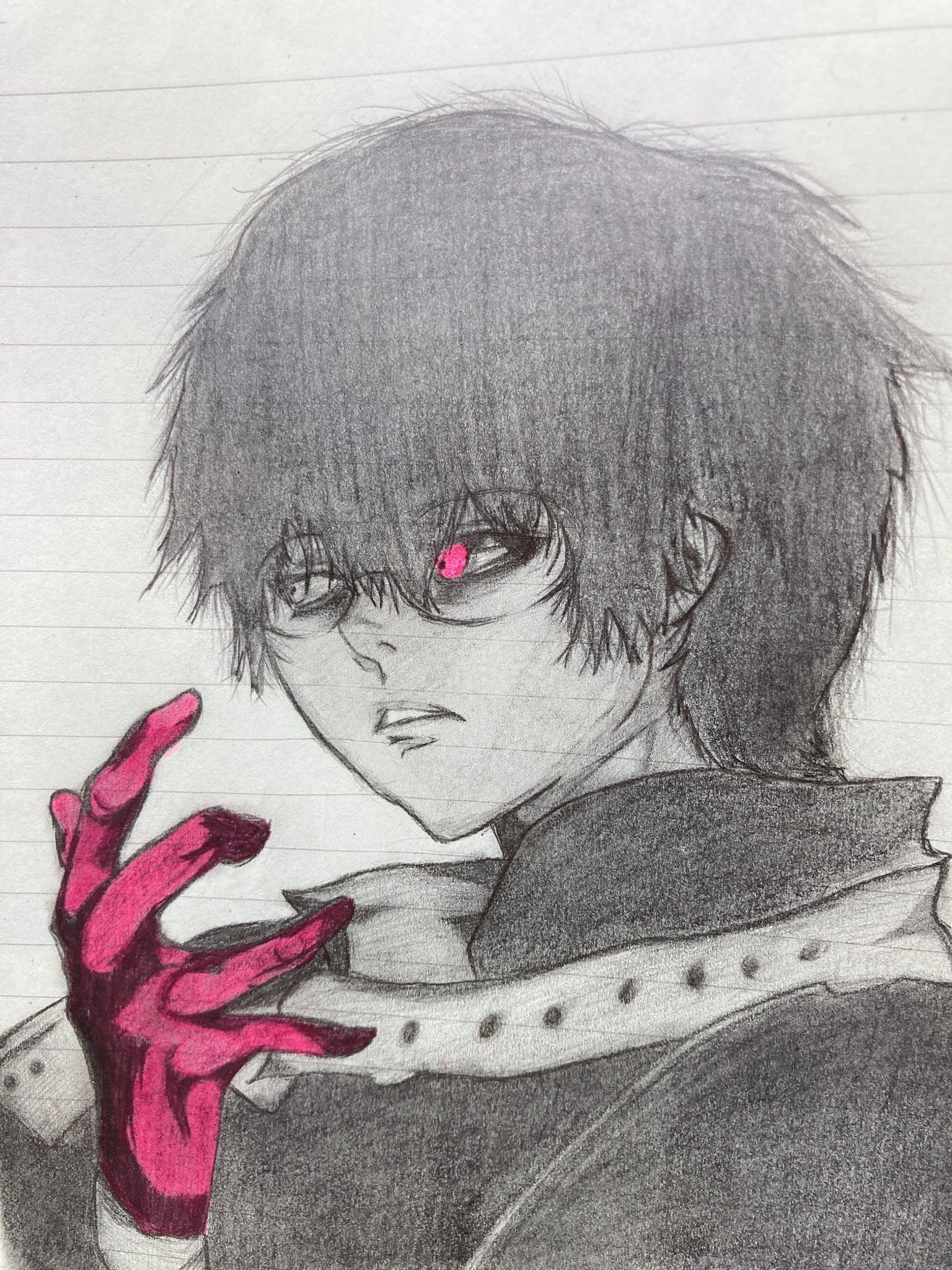 Show 歌 イラスト投稿 駆逐でお願いします 東京喰種 東京喰種re 石田スイ 金木研 カネキ 金木研イラスト 佐々木琲世 ハイセ 佐々木琲世イラスト 闇カネキ 佐々木准特等 黒い死神 金木研好きと繋がりたい イラスト 模写 落書き
