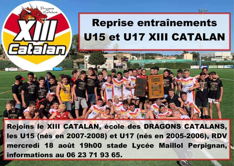 C'est la reprise qui s'annonce, rendez-vous le mercredi 18 août !!!!
#13CAT
#FFRXIII
