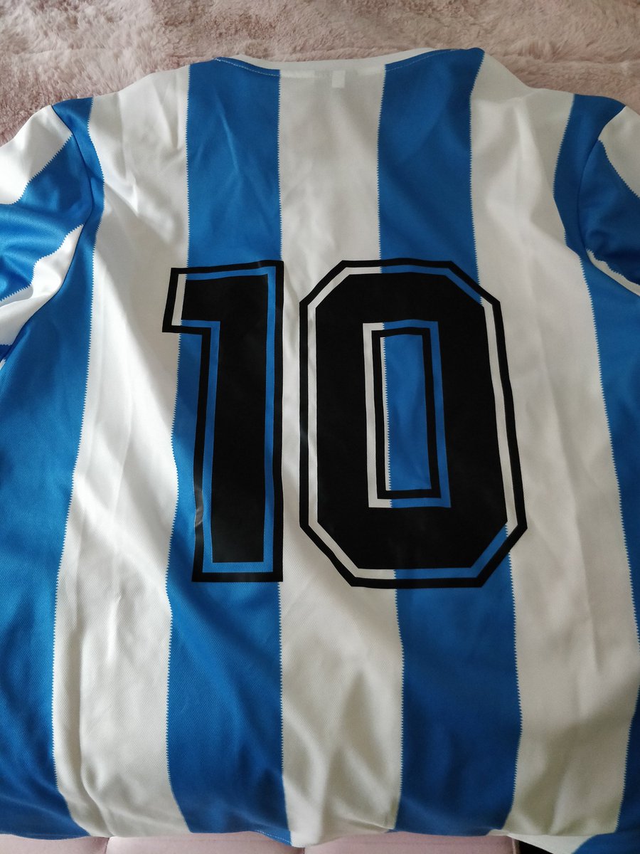 <a href="/DiegoSoccerKit/">Diegoarmandomaradona10</a> Thanks for the top! Well impressed by the quality and time to deliver. Keep me in mind if you get any new tops. Diego era Boca top would be good 😅