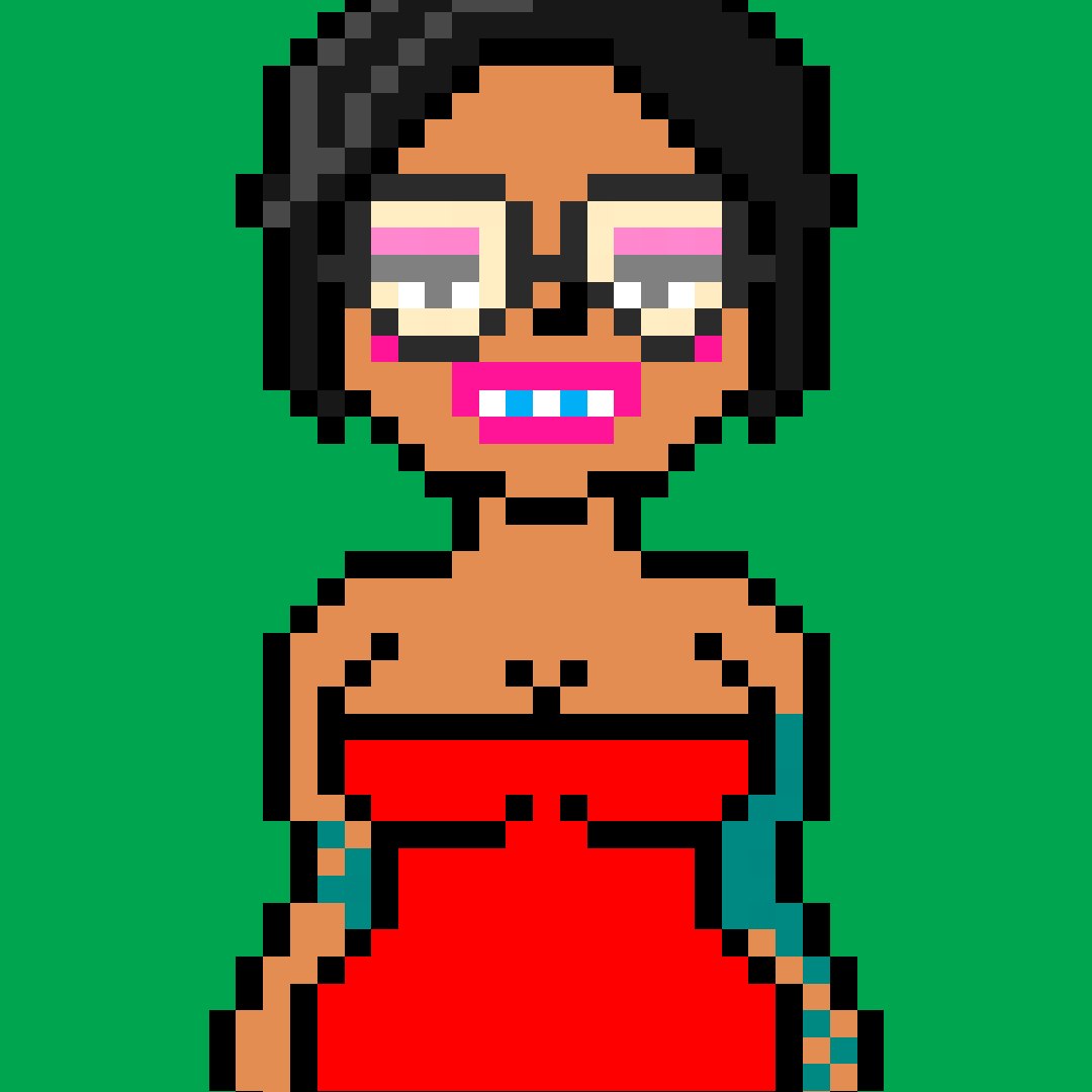 SodaBits_io's tweet photo. She's a real hipster because only 8% of SodaBits have glasses, she got them before they were cool.

🤓She can be all yours! Here’s how to win SodaBit 647: 

1. Follow, Like, &amp; RT
2. Comment w/ your ETH address or OpenSea URL
3. Tag two more NFT lovers

#NFTCommunity #NFTGiveaway https://t.co/ifqCIuk68V