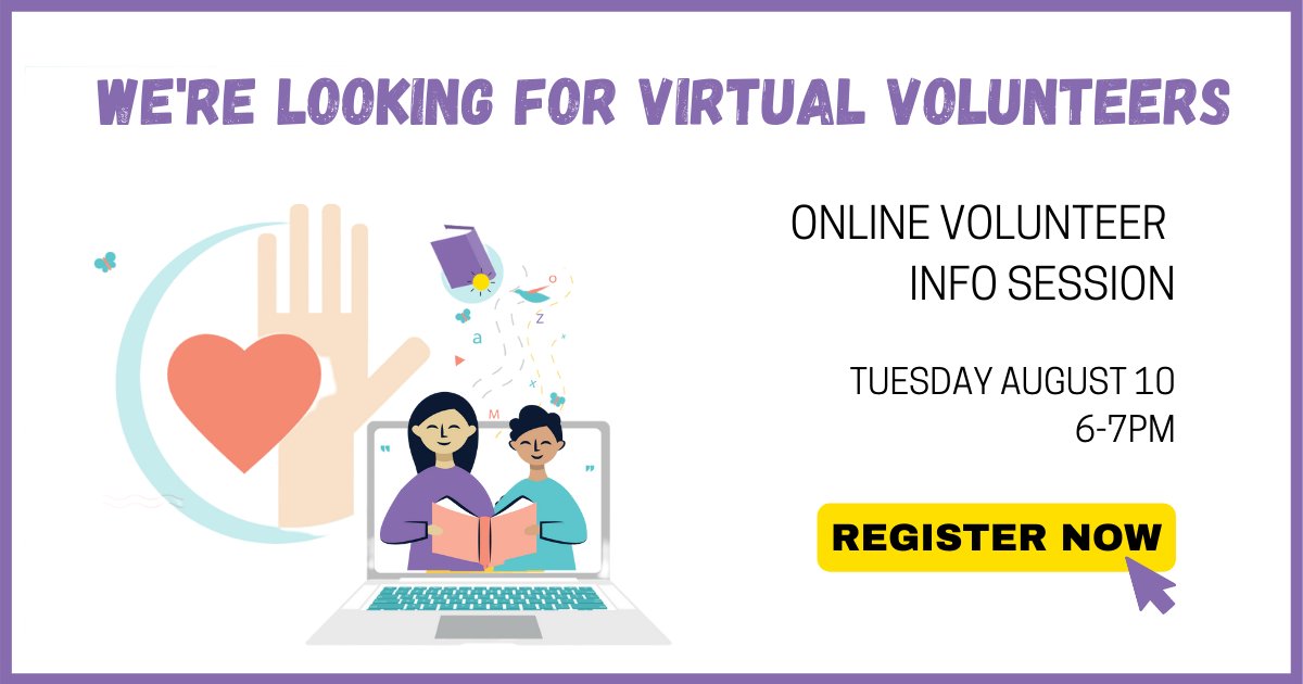 Becoming an ELF is a fun way to share meaningful moments while helping a child achieve their reading potential.
Join an online volunteer information session ✨TOMORROW✨ to get to know our organization. 
Register now to attend - August 10th at 6pm ⏰

elementaryliteracy.ca/register-for-a…