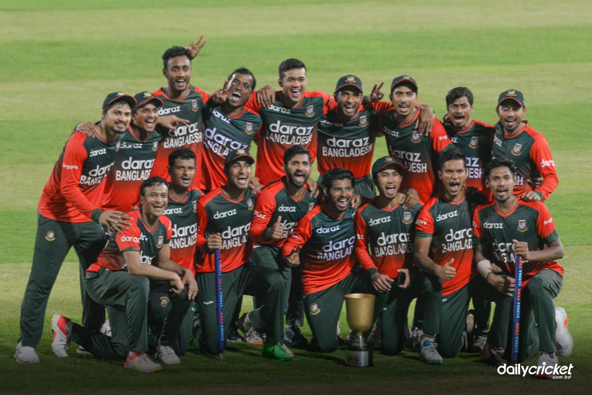 Tamim Iqbal Khan (@tamimofficial28) on Twitter photo Congratulations to the whole team for the historic 4-1 series win against Australia.
Photo : <a href="/dailycricketbd/">Daily Cricket</a> Congratulations to the whole team for the historic 4-1 series win against Australia.
Photo : <a href="/dailycricketbd/">Daily Cricket</a>