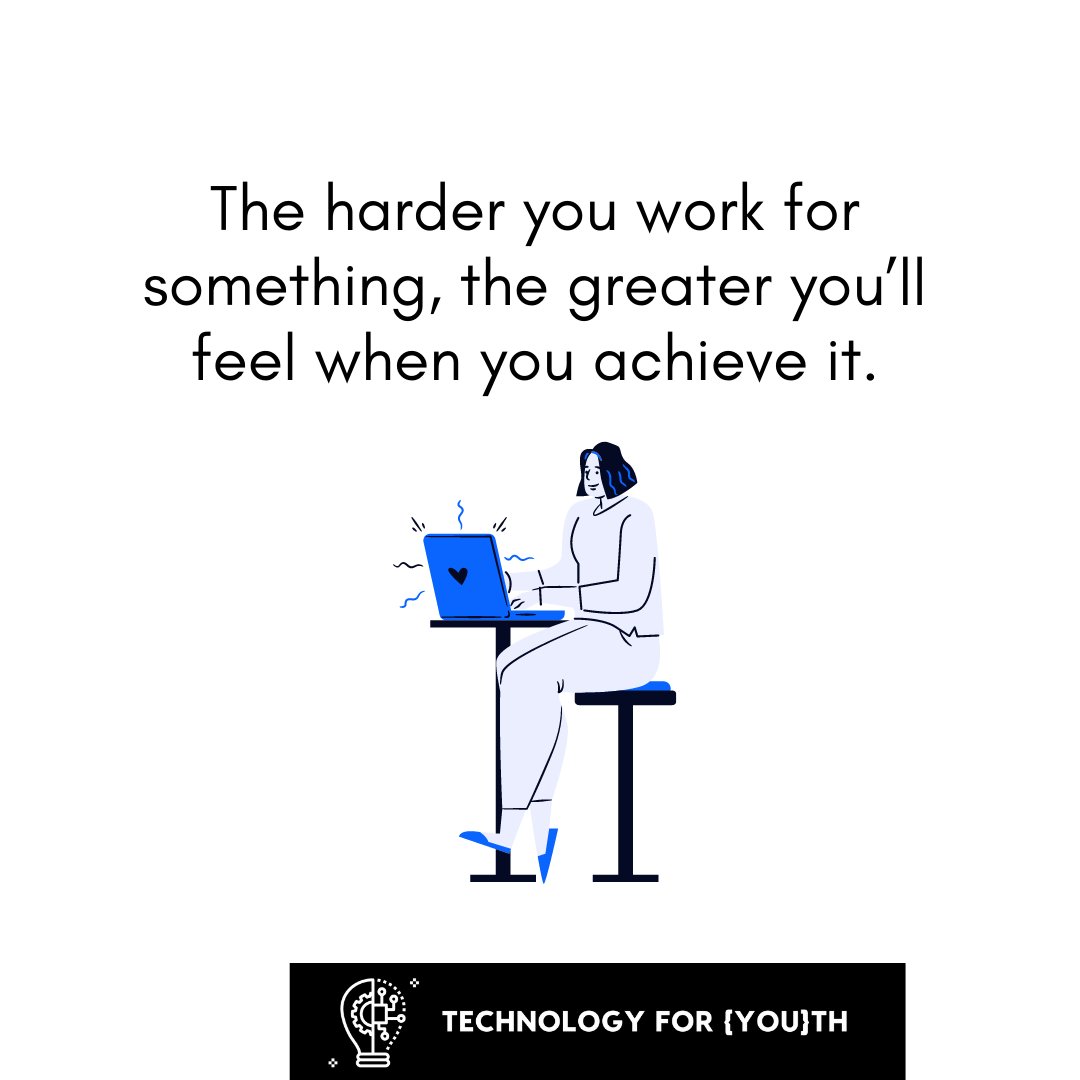 wearetech4youth's tweet image. “No matter how many mistakes you make or how slow you progress, you are still way ahead of everyone who isn’t trying.” —Tony Robbins

#STEM
#GirlsWhoCode #womenwhocode #womeninbusiness #coding #womenempowerment  #Mondaymotivation