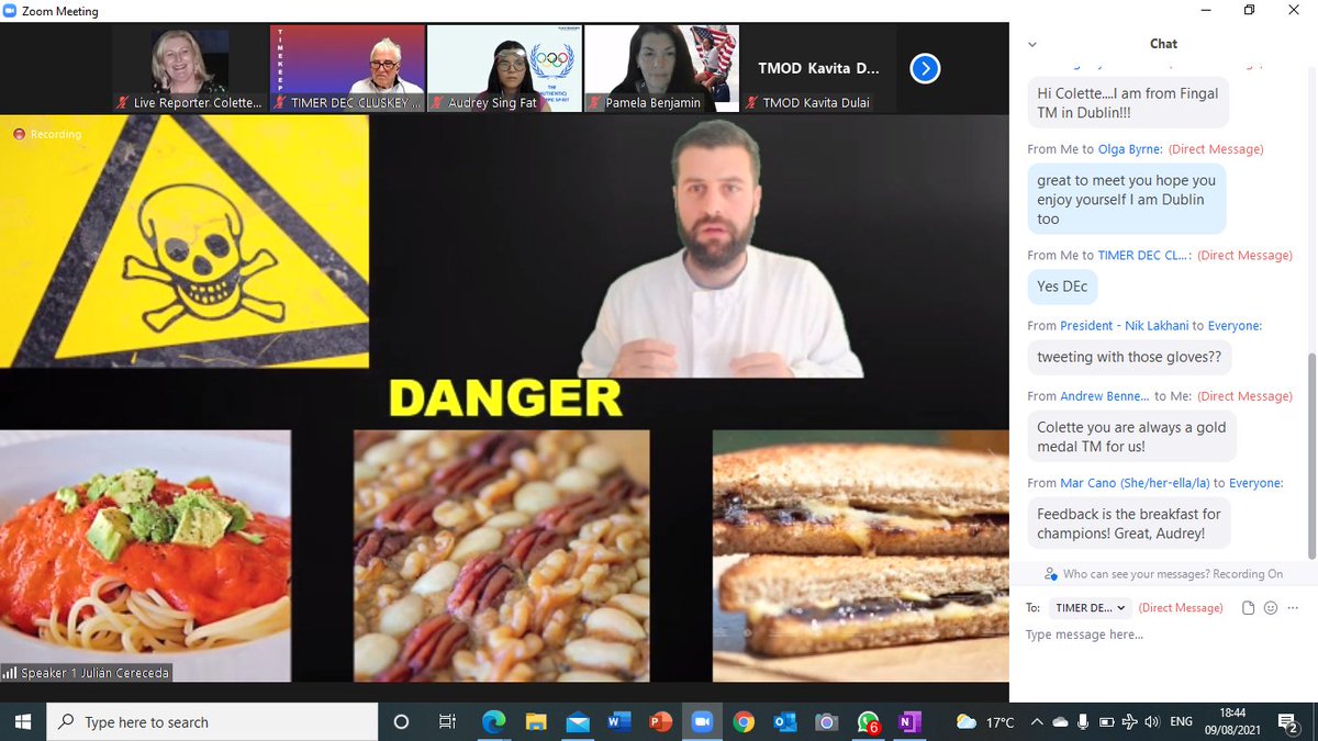 DCommunicators's tweet photo. Julian Cerceda DTM gives us ways to mix up colors as ingredients for our presentations....YES @010Toastmaster1 @Club_Nueva_Era #dcomlive #dcomtm #toastmasters #publicspeaking @letteo7 https://t.co/BeDEpa4xjA