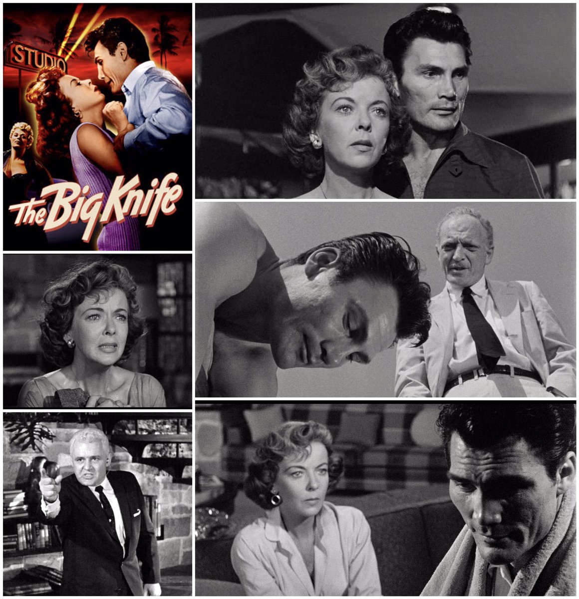 “THE BIG KNIFE” (1955) dir. Robert Aldrich

#JackPalance #IdaLupino #RodSteiger