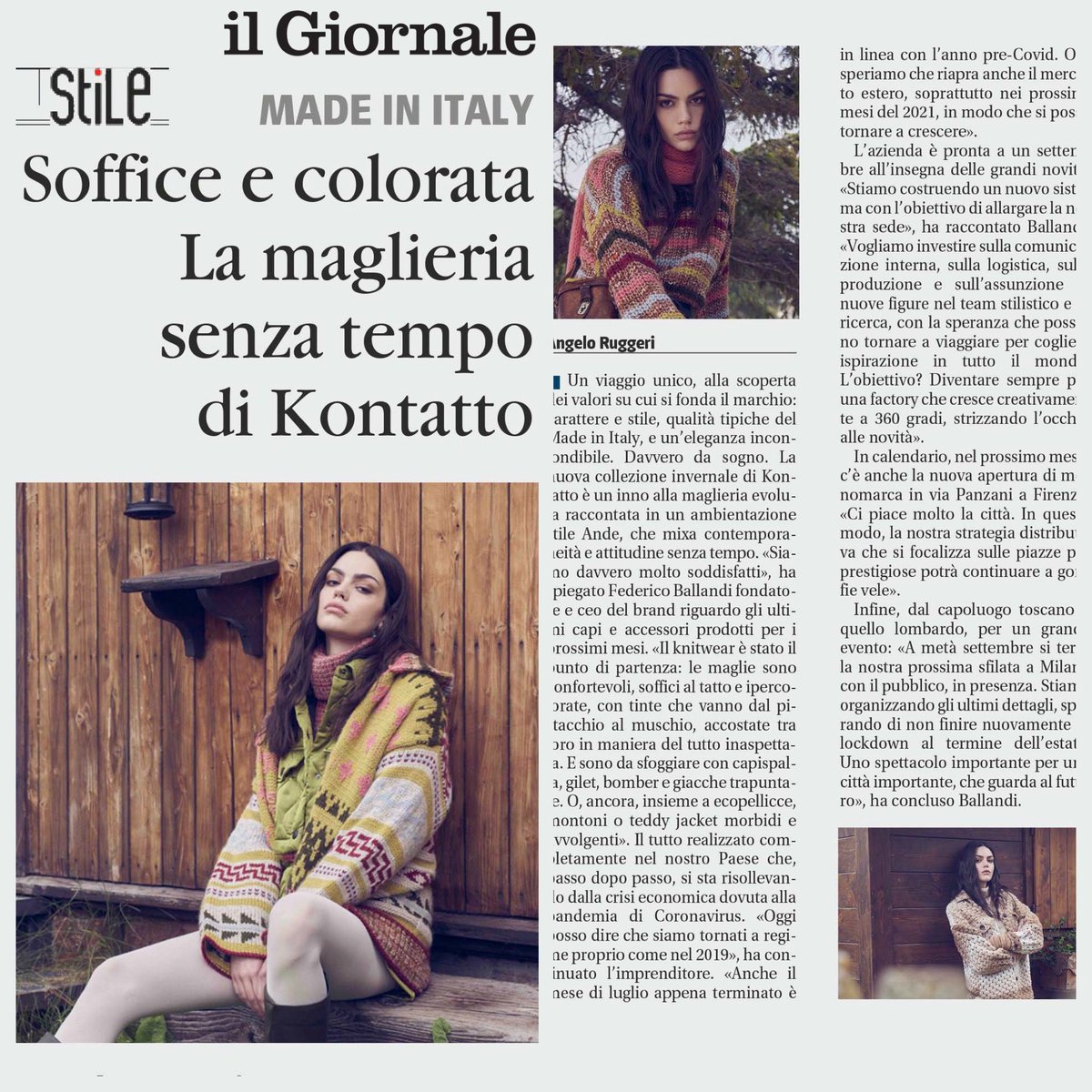 FBallandi's tweet photo. @ilgiornale @AngeloRug #moda #madeinitaly #sfilata #lavoro #imprenditori non fermiamo l' economia attenzione 
.. ok tenere alta la guardia ma non blocchiamo la ruota  #esportazione #ricerca https://t.co/X9onXC4vX0