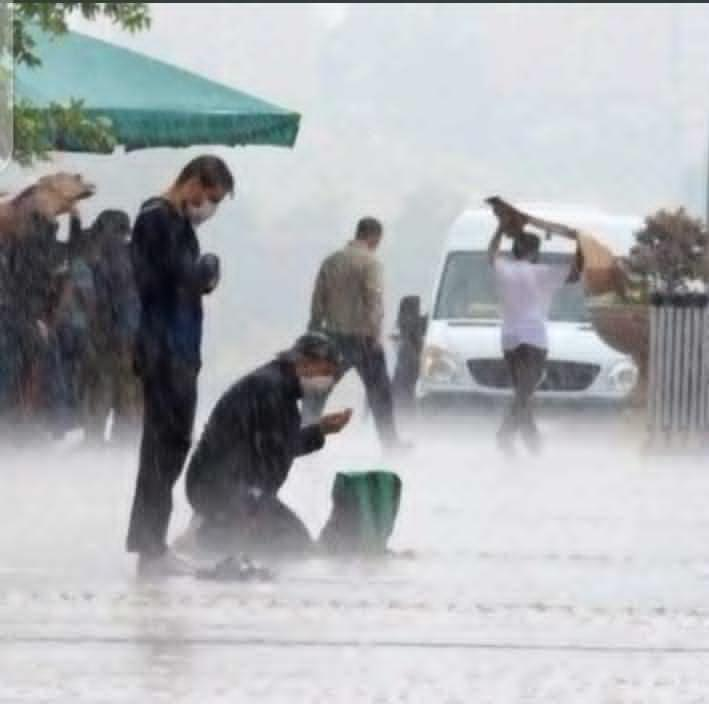 ShowbizAndNewz's tweet photo. Alhamdullilah ❤️After 2 weeks of raging wildfire, Turkey is blessed with rain and people are praying to Allah SWT.  #TurkeyBurning #Rain https://t.co/4qk0WVuosb
