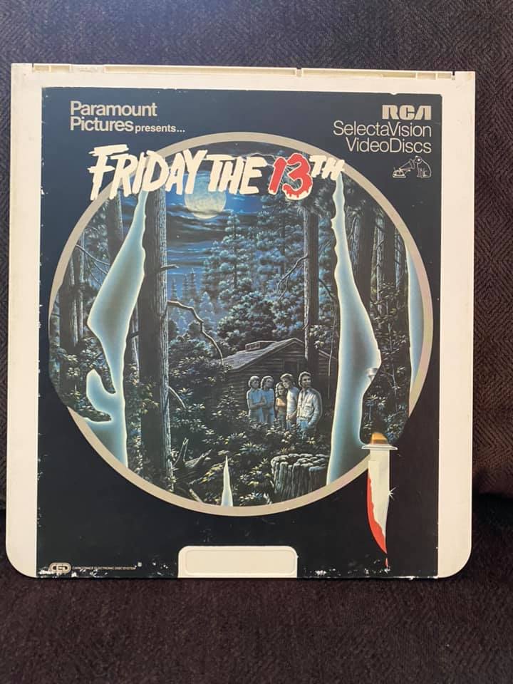 RockVideoRental's tweet photo. Just arrived from ebay
#Fridaythe13th @F13thFranchise #RCASelectavision #CED #VideoDisc #1980s #Retro #DeadVideoFormat @Cinemassacre https://t.co/Q8W3sLOolm
