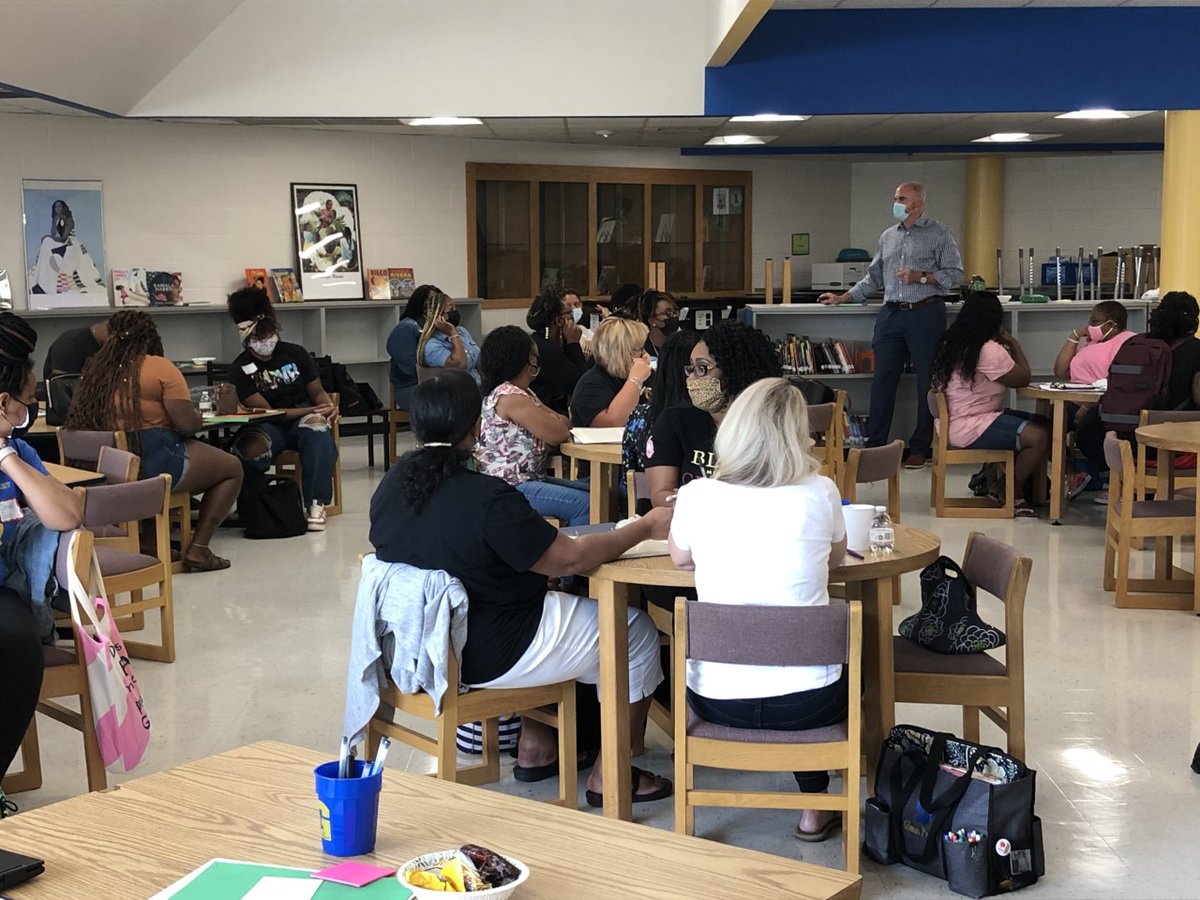 GlennPride's tweet photo. We may be biased, but we feel privileged to work with the most dedicated &amp; exceptional teachers in DPS. For the next 3 days, over 50 teachers are participating in PD, collaborating with peers &amp; preparing to help the greatest kids in DPS have an incredible year. Let's do this! https://t.co/gAxgpRqo7x