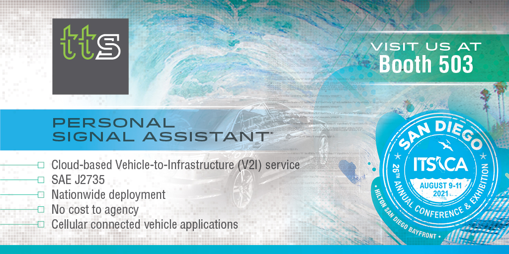 PersonalSignal's tweet image. Take a break and fast-track your deployment of #CAV technologies by visiting Booth 503 during #ITSCA2021. A #SmartCity solution is available for any agency with networked infrastructure. Learn more: traffictechservices.com/supplier-overv…… #GovTech #ConnectedVehicles #ThisIsITS