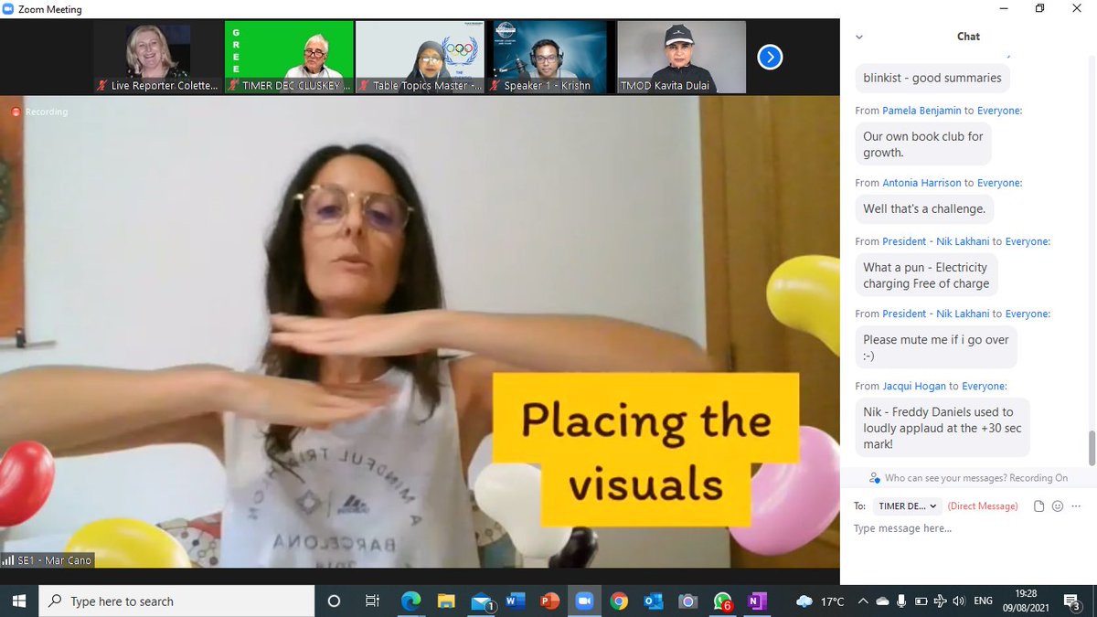 DCommunicators's tweet photo. An Evaluation with Digital...Mar gives her Evaluation of Julian using Prezi inc gestures, brilliant content. Delivering digital communication at its best #DComlive #DComTm #Toastmasters @Official_OG1 @New6399 @Toastmasters https://t.co/kN0u3er1Mv