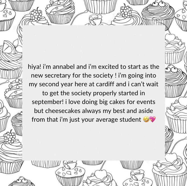 Cardiff Uni Baking Society tweet media