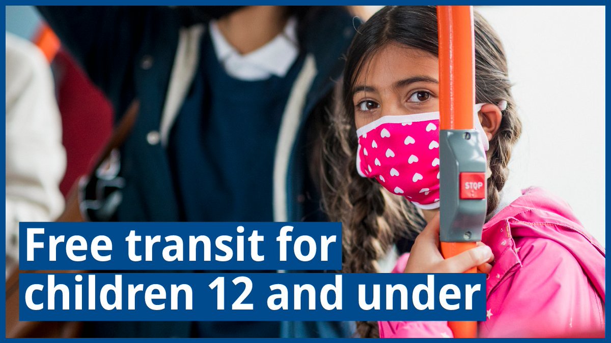 Families in BC need affordable transportation to get where they're going. That's why, starting in September, children 12 and under will be able to take any <a href="/BCTransit/">BC Transit</a> or <a href="/TransLink/">TransLink BC</a> service for free. Learn more: gov.bc.ca/kids-getonboard
