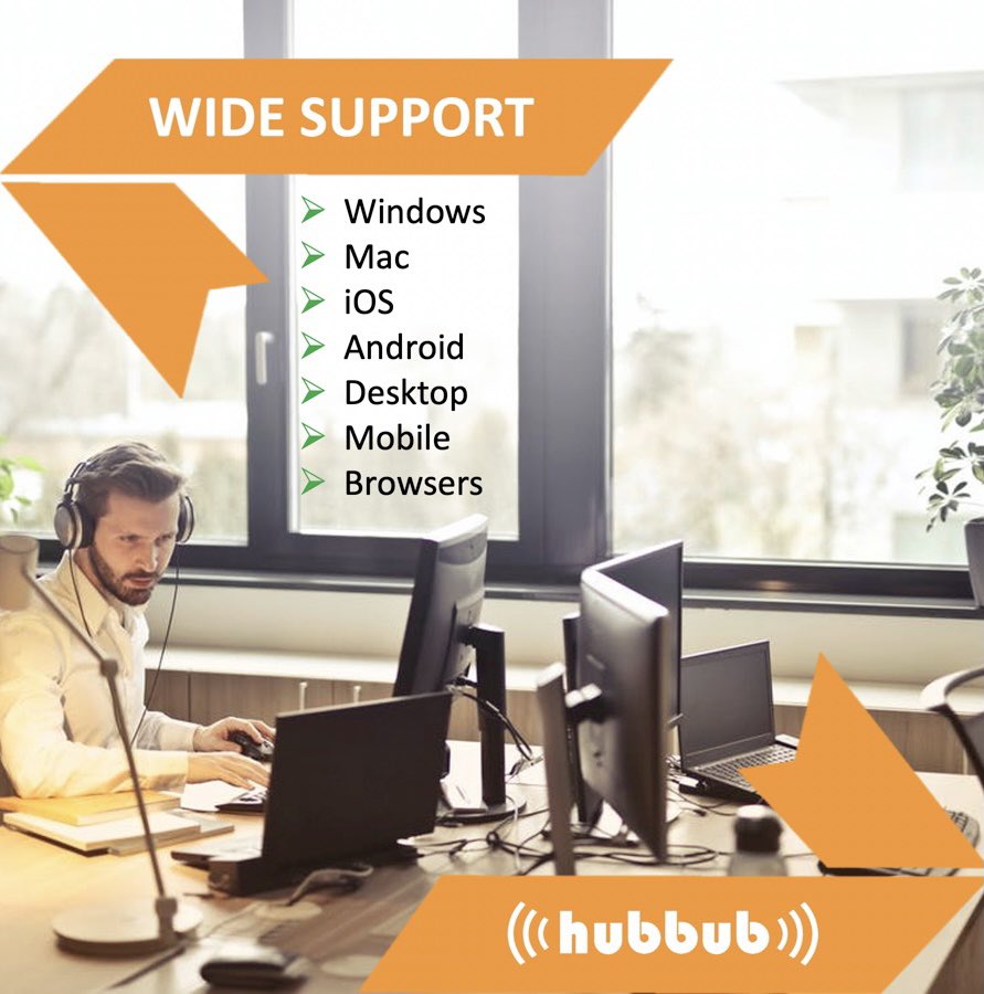 Hubbub is compatible with Windows, Mac, iOS, Android, desktop, mobile, and major browsers. A wide support for your ease!

#apple #Android #ios #windows #mobile #virtual #networking #hubbub