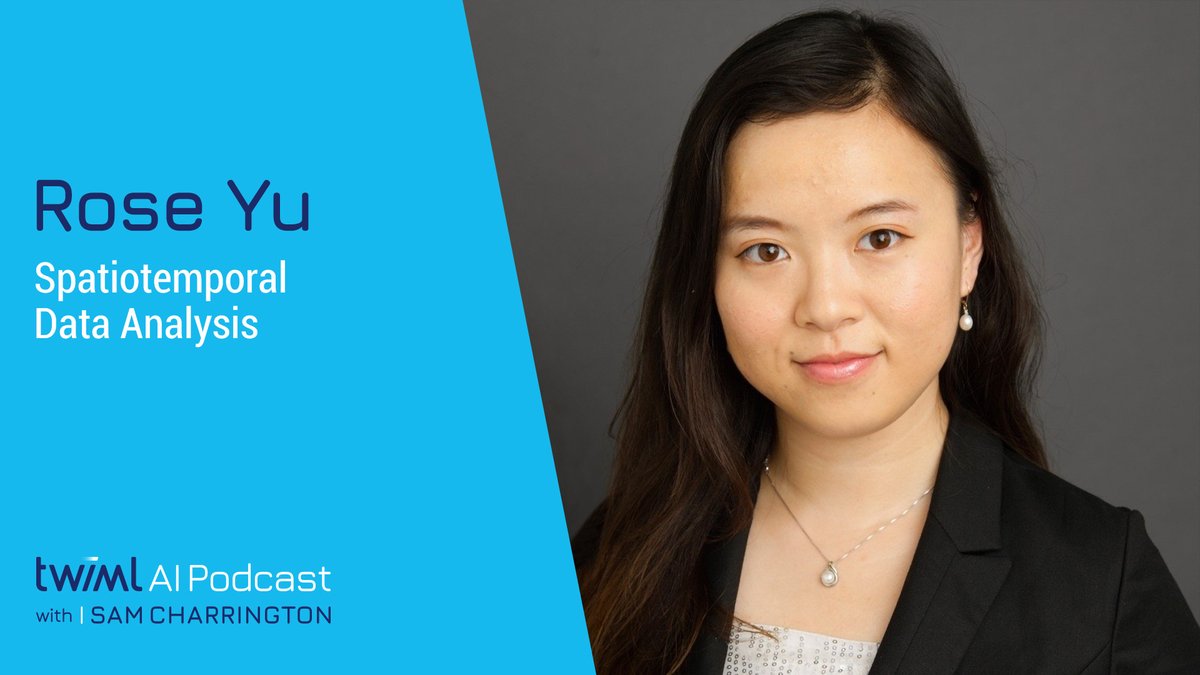 twimlai's tweet photo. Today we’re joined by @yuqirose, assistant professor at the @UCSDJacobs at @UCSanDiego to discuss her research on advancing ML algorithms for analyzing large scale time-series and spatiotemporal data.

🎧: Chartable Link https://t.co/OKmzz3VLKR
🎥: YT Link https://t.co/JSoZqTHH8o https://t.co/60QSerRaJI