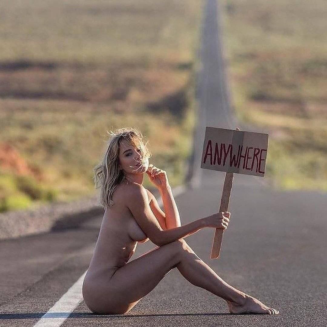Slideshow hitchhiker nude.