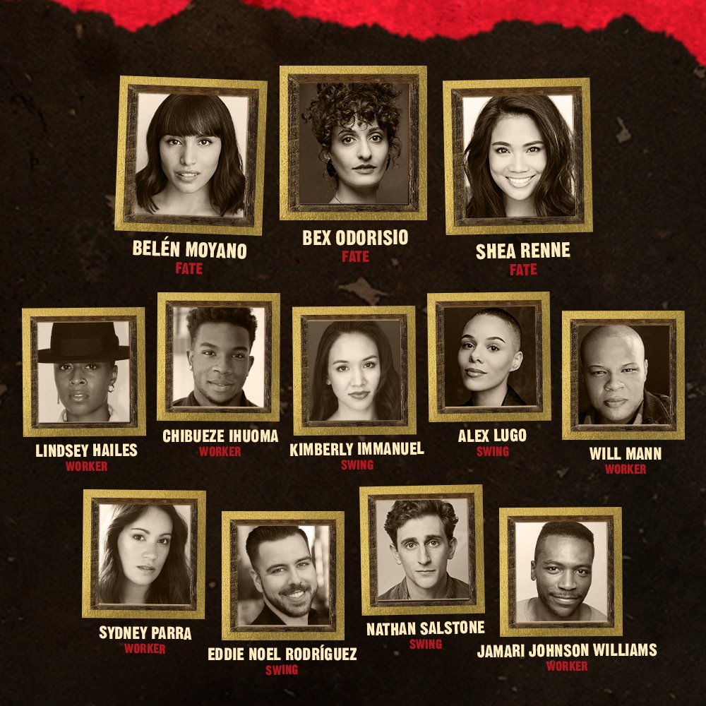 We're gonna sing it again... meet the full cast of the Hadestown North American Tour! We're thrilled to continue our journey, just as it began, with a diverse community of actors.