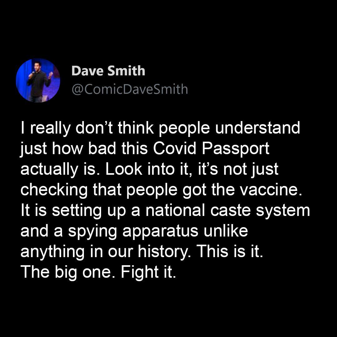 feeonline's tweet image. &quot;It almost goes without saying that a government requiring people to “show their papers” is a terrifying, slippery slope that has previously led to great human rights violations.&quot; - @HannahDCox
