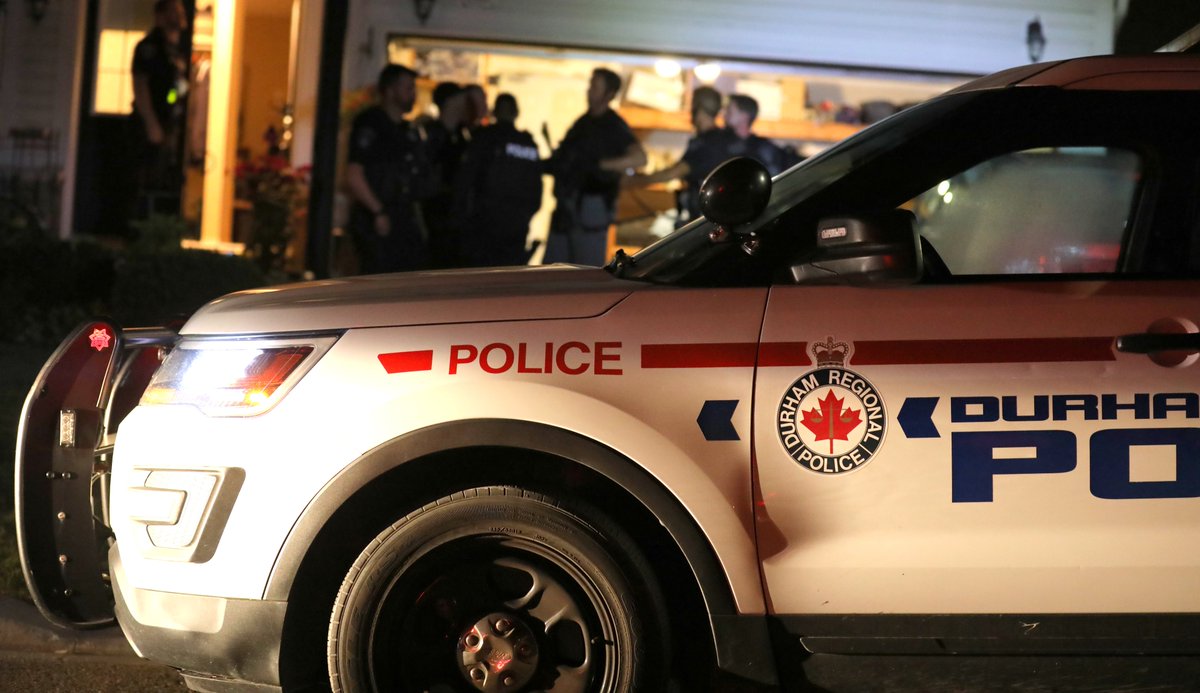 DRPS's tweet photo. Police are searching for three suspects after a home invasion in Brooklin over the weekend.  

Details: 
https://t.co/wLqSG1UoK2 https://t.co/tuuBUkRrGj