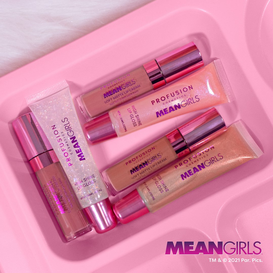 ProfusionCo's tweet photo. "Regina, you’re wearing sweatpants. It’s Monday."
Achieve the ultimate teen royalty look with these long-wearing lip kits 💋
Shop the collection at https://t.co/9LIUduwrk0 and https://t.co/NlcMnvObai!
#ProfusionxMeanGirls #MeanGirlsCollection #MeanGirls #WalmartEx... https://t.co/i97E9GO7gD