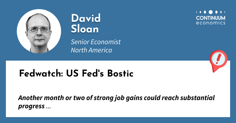 ContinuumDaily's tweet image. FEDWATCH: Fed's Bostic. David Sloan, Senior Economist, N.America.
Month or two of strong job gains reach substantial progress
bit.ly/3s2kQkS  FreeTrial: bit.ly/3iyeKpc #trading #centralbanks #USyield $DXY #USFed #FOMC #inflation $eurusd $eurusd #fedwatch #Bostic