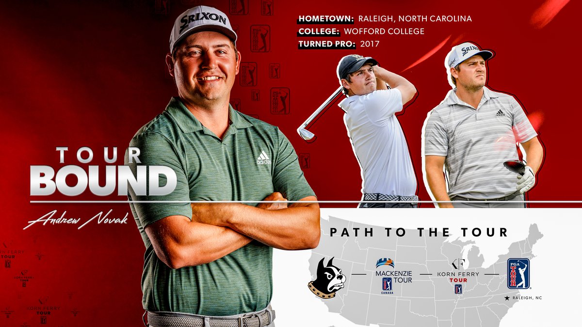 Born in Raleigh.
Raised in Charleston.
Made at <a href="/WoffordMGolf/">Wofford Men's Golf</a>.

And now taking his talents to the <a href="/PGATOUR/">PGA TOUR</a>!

With a T8 <a href="/UTChampionship/">Utah Championship</a>, @AndrewNovakGolf crosses the fail-safe Points threshold to cement his first TOUR card.

#TOURBound