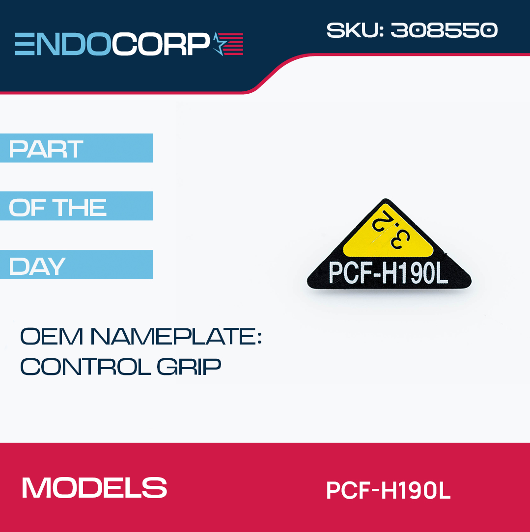 ENDOCORPUSA's tweet photo. PART OF THE DAY | OEM Nameplate: Control Grip - the quickest way to identify the model of your endoscope.
#nameplate #oemcontrolgrip #190seriesparts #190series #OEM #ENDOCORP #wedontsellpartswesellpartsolutions #medicalsales #medicalequipment #partsolutions #endoscopemodels https://t.co/d3qitV8AqI