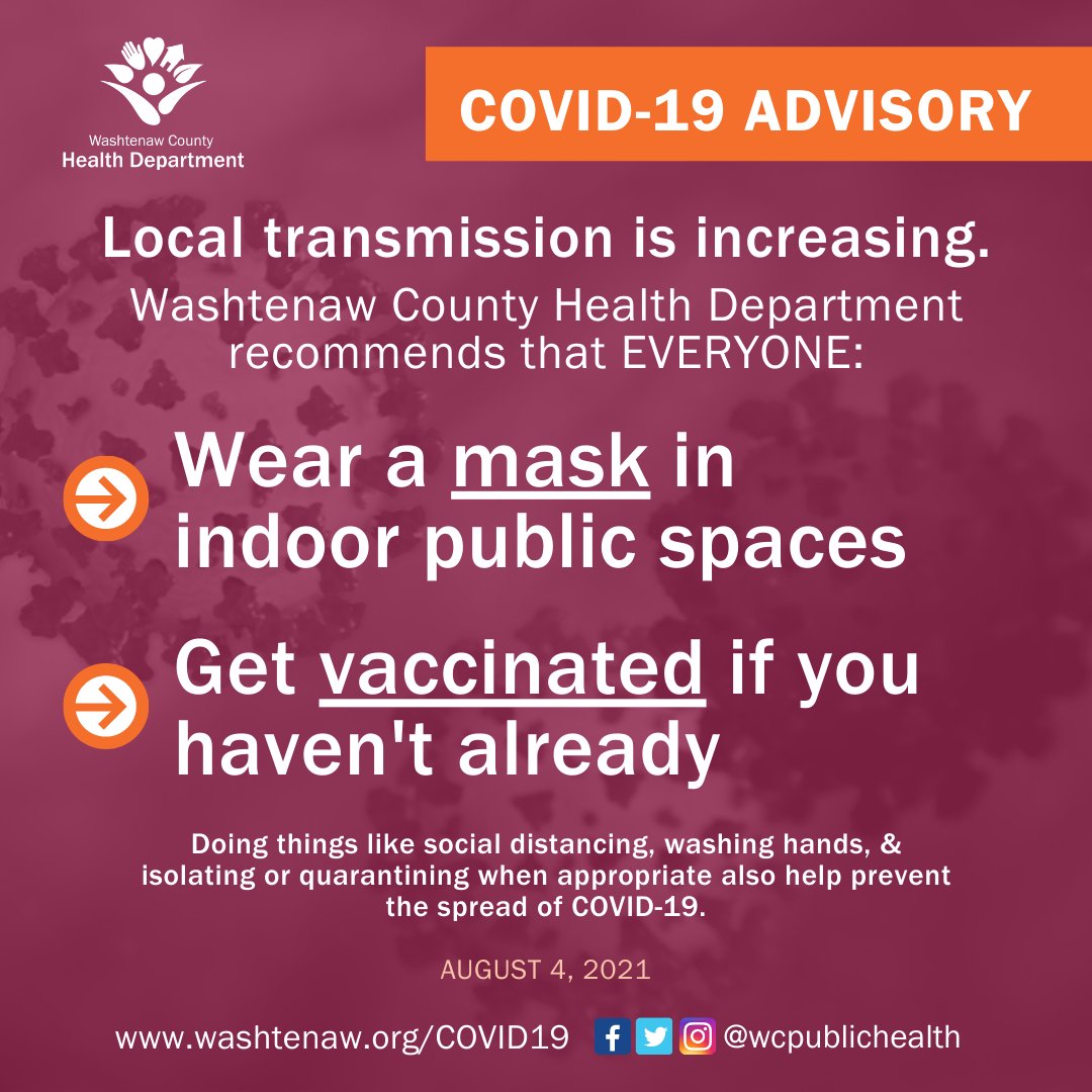 SerenityHCRehab's tweet photo. Keep you, your family, &amp; our community safe. 😷

#COVID19 #WashtenawCounty #WearYourMask #SerenityHomeCareRehab #GoodHealth #Wellness https://t.co/0oH74Wkv7h