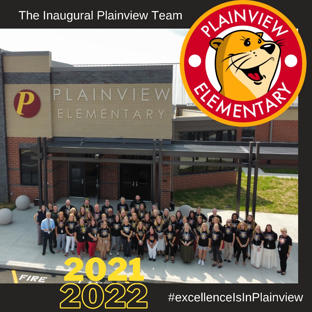 Introducing your first ever Plainview Team!! #proudPrincipal #excellenceIsInPlainview #otterlyAwesome <a href="/plainviewElem/">Plainview Elementary School</a>