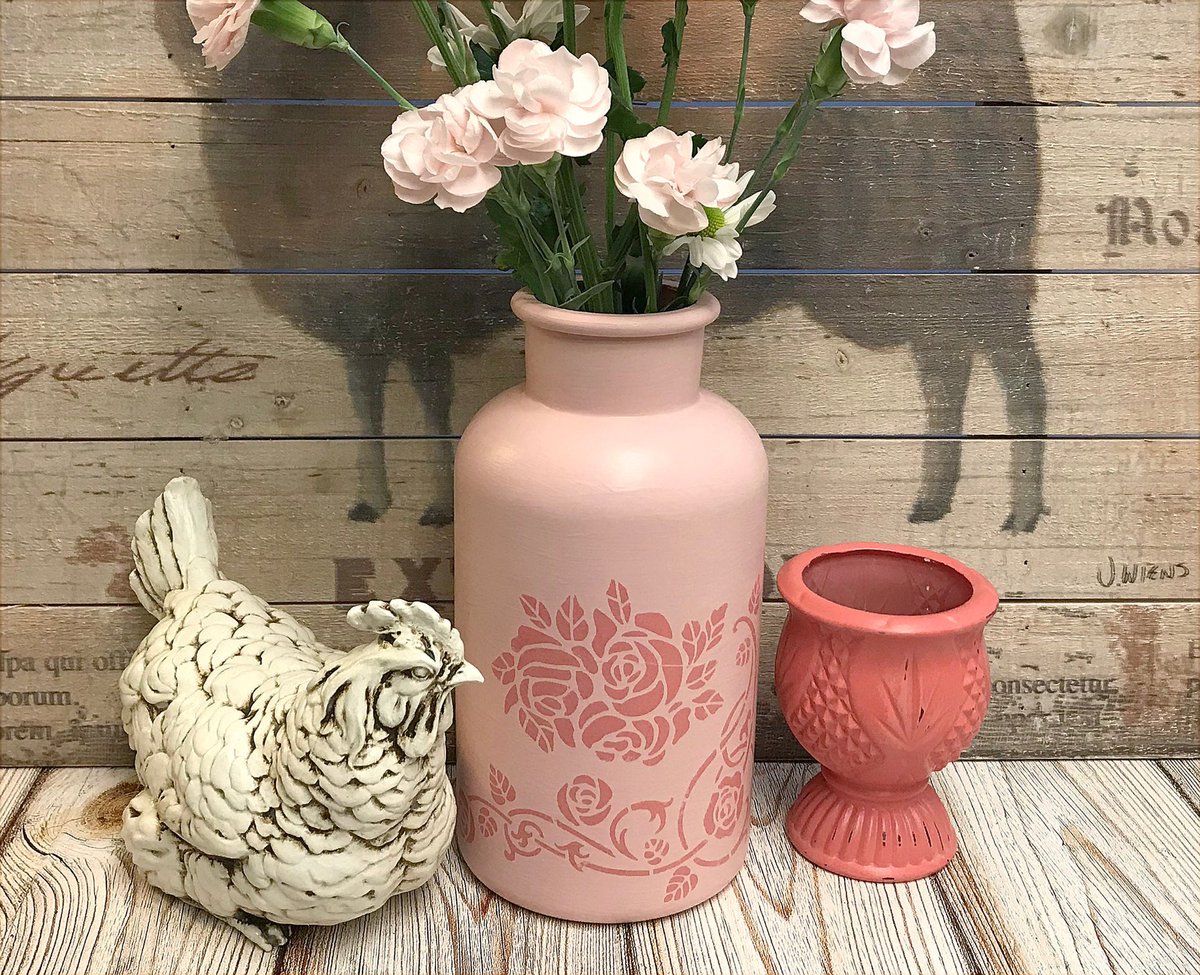 CJKingOriginals's tweet photo. Pink Vase #cottagecore #pink #boho #farmhouse #rustic #upcycled #vase #roses #flowers #pinkroses #pinkvase https://t.co/wKzE2Zk39p https://t.co/y4ENMBY6fE