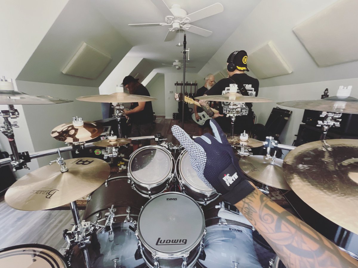 Band practice. Tour starts next Friday. #metaltouroftheyear