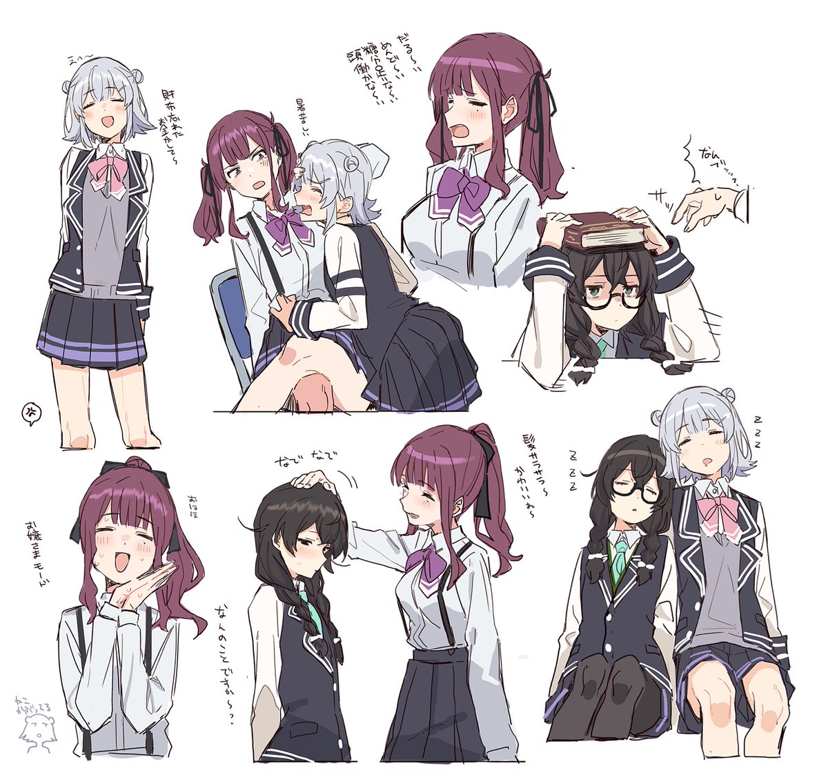 小春六花 #夏色花梨 #花隈千冬 #小樽潮風高校