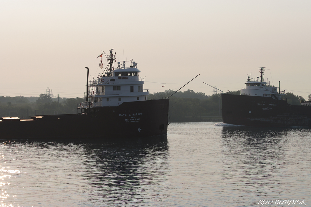 RodBurdick's tweet photo. Interlake classics (August 5, 2021)
#InterlakeSSco #kayeebarker #herbertcjackson #silhouette #stclairriver #boatnerd #greatlakesshipping #classic https://t.co/iDm5GSJYSp