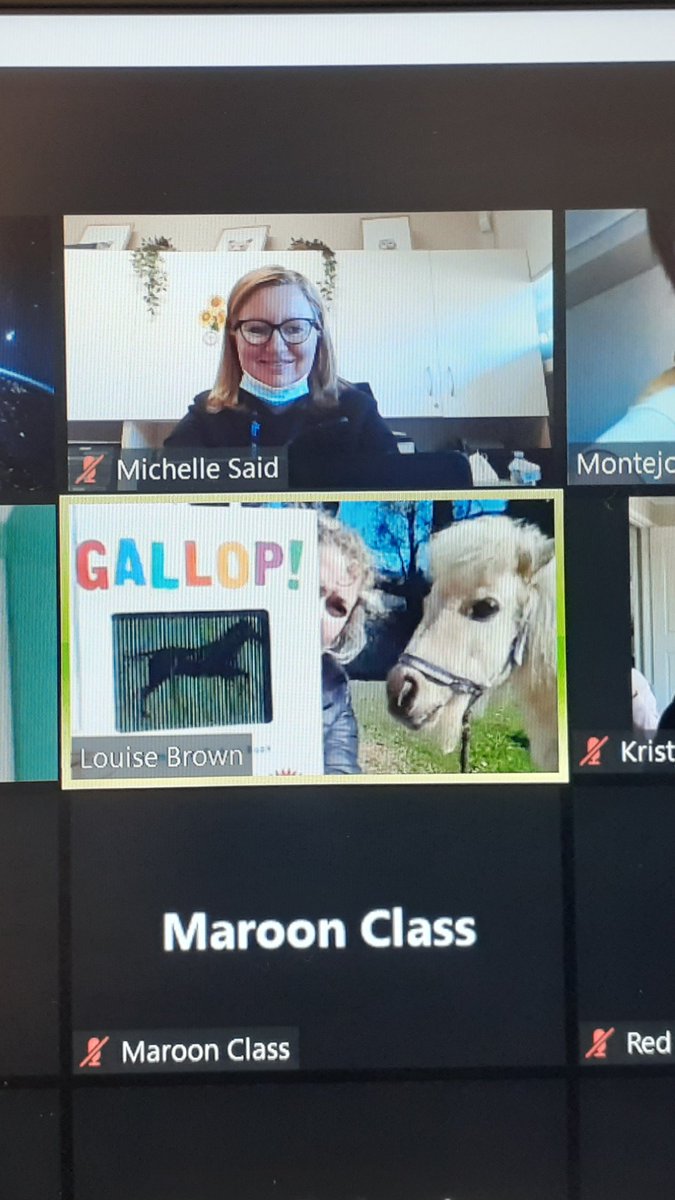 South Creek School had a special guest for todays LIVE STORYTIME. Riley the Pony joined DP <a href="/louiseb54006330/">louise brown</a> to read 'Gallop'. Thank you Riley! <a href="/jowil8_jo/">Jo W</a> <a href="/JoGardiner11/">Jo Gardiner</a> @EmmaKriketos