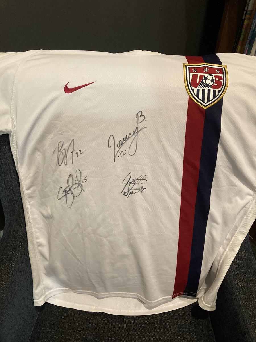 Hey <a href="/StevenBirnbaum/">Steven Birnbaum</a>  thanks for signing my Yids of the USMMT jersey. Next up <a href="/JeffAgoos/">Jeff Agoos</a> I hope.