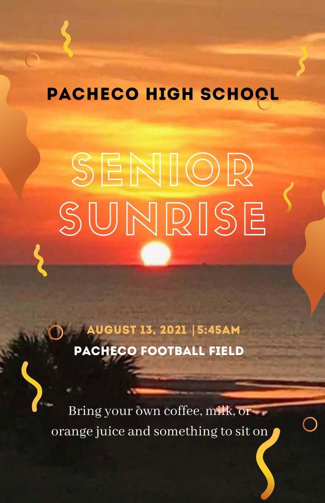 PachecoPanthers's tweet photo. Seniors!  Happening Friday!!! https://t.co/cD9lKTqKUw