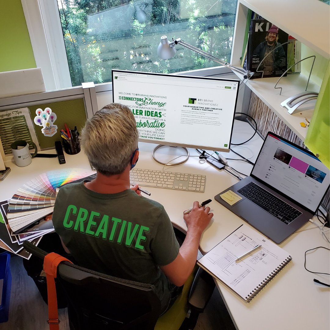 We challenge ourselves every day to strive for innovation with killer ideas. We start with those simple sparks, doodles and thoughts, and turn them into great ideas that inspire change.

To learn more about BTI's creative process, contact us at info@teambti.com.

#TeamBTI