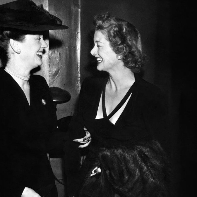 rosalind russell and myrna loy, 1946♡