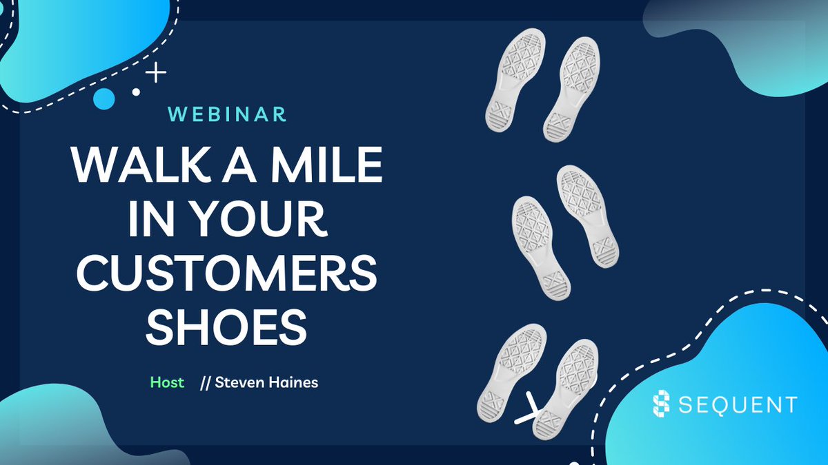 SequentLearning's tweet image. How can we, as product professionals, learn to keep customers and users at the heart of our work? Gain access to our recorded &quot;Walk A Mile in Your Customer&apos;s Shoes Webinar&quot; instantaneously to watch at your convenience with host Steven Haines bit.ly/3fFlG23