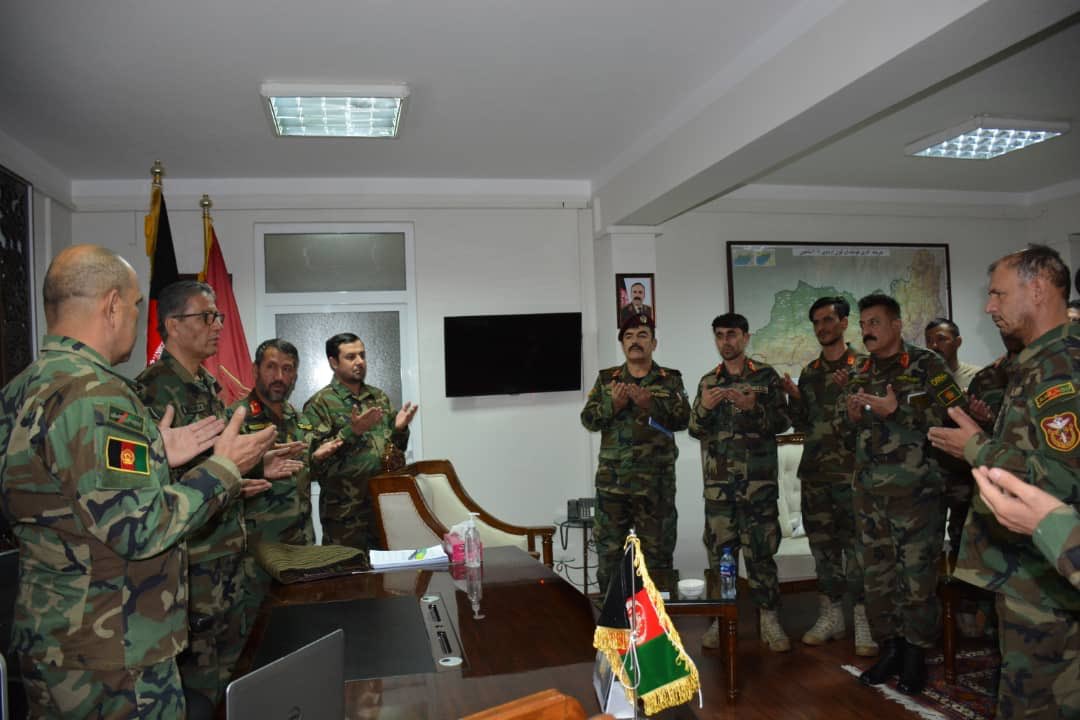 FawadAman2's tweet image. Gen. Zabihullah Mohmand has been appointed as new commander of 209 corps tonight. The will lead and manage the war in northern provinces.