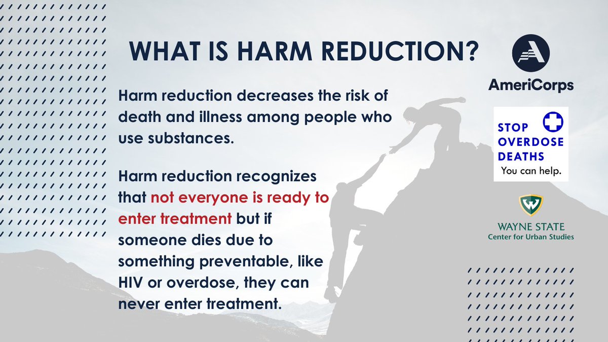 STOPOverdoseWSU's tweet photo. #Harmreduction decreases the risk of death and illness among people who use substances. Join us for a FREE 45-min Overdose Rescue Training! Participants with a MI mailing address receive a free dose of Narcan! Sign up at https://t.co/71S6IH6gqo!
#americorps #stopoverdosedeaths https://t.co/BwQXqNhUAG