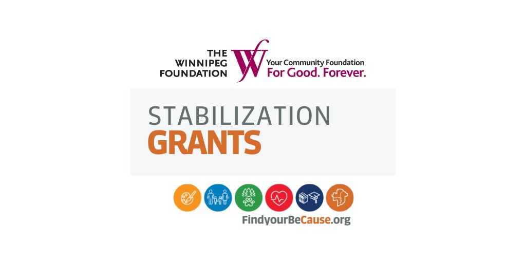 We're happy to announce more than $8 million in Stabilization Grants to support more than 250 charitable organizations affected by revenue loss and unexpected expenses due to the COVID-19 pandemic.

See the full list of grants: loom.ly/-riWT2Q 

#ForGoodForever #Winnipeg