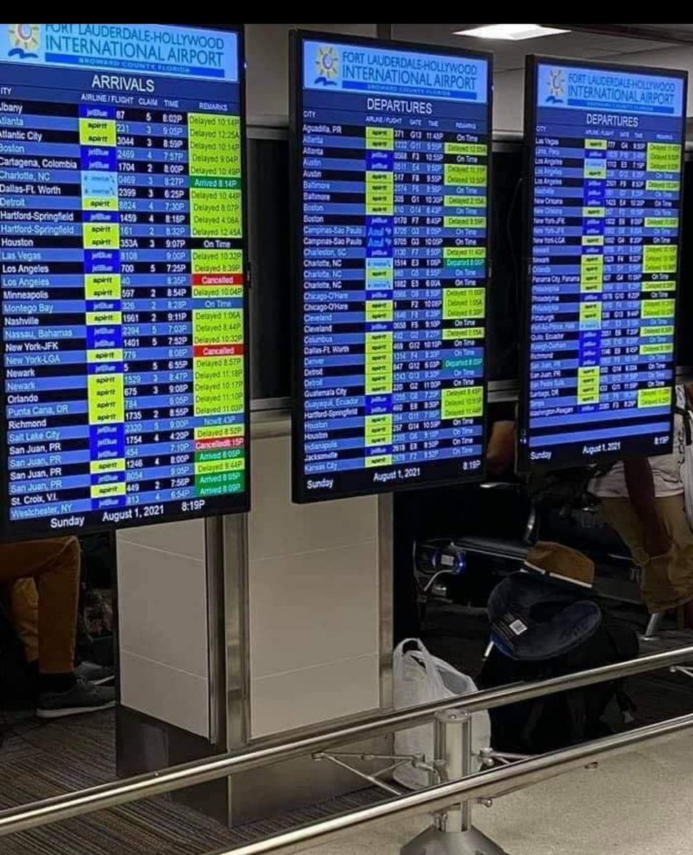 rainiero43's tweet photo. USA

Moltissimi voli cancellati per sciopero da parte di piloti e crew contrari al lasciapassare e all'obbligo della somministrazione del cacchino
https://t.co/bDvTW8HudZ https://t.co/ReYVG1bDen