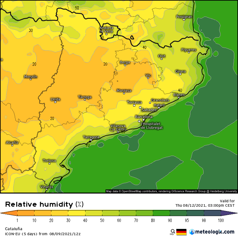 P4Estacions's tweet photo. Setmana que pot ser molt i molt complicada amb els incendis 🔥

Es compliran els perillosos 30/30/30 durant diversos dies, temperatures de més 30 graus + humitats inferiors al 30% + vents de més de 30 km/h ⚠️

El dia que més preocupa és el dijous

Situació de risc  E X T R E M 🚨 https://t.co/Zl707k1p2W