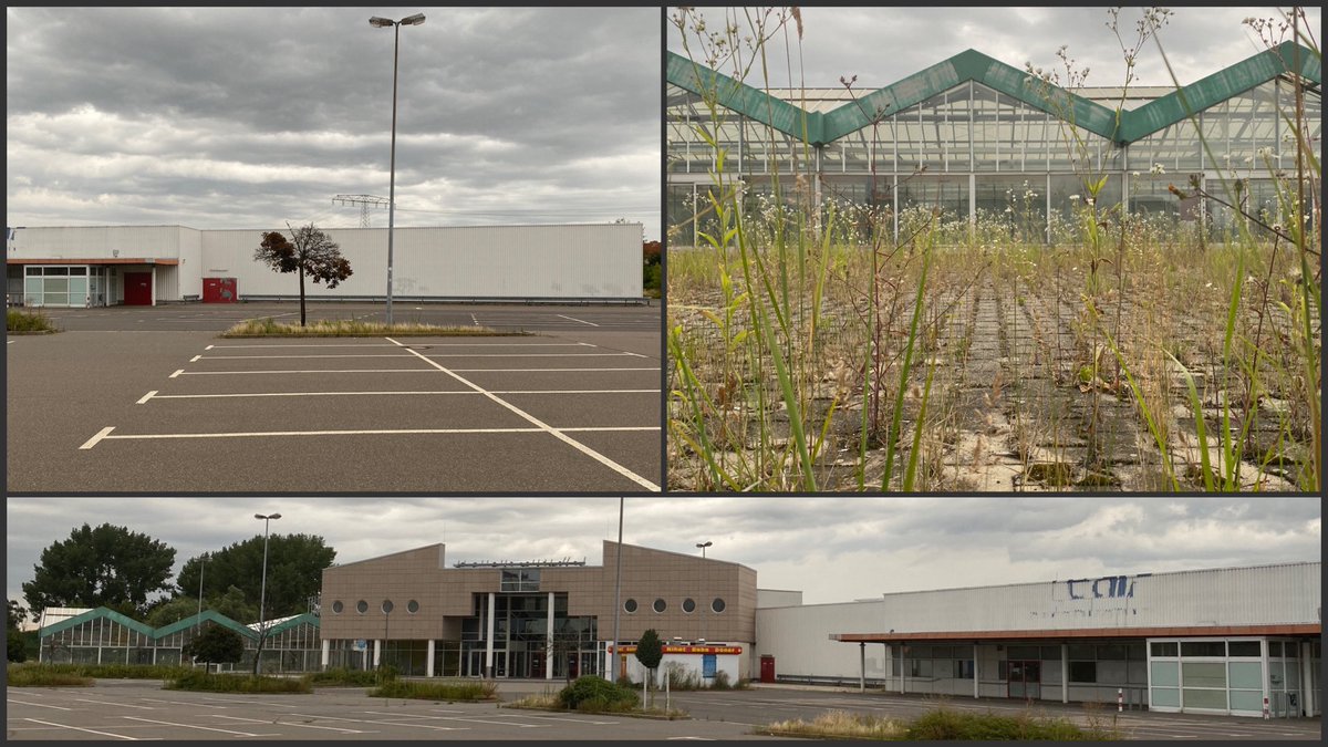 Wenn die #Shoppingträume der 1990er Jahre ausgeträumt sind… 
#lostplaces #transformation #provinz
