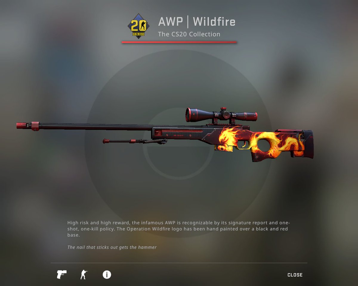 наклейки для awp wildfire фото 92