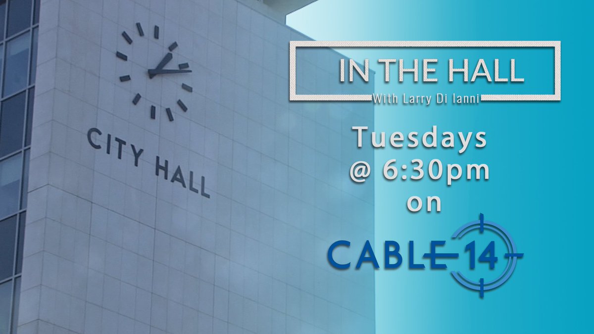 cable14's tweet photo. Tune in to a brand new episode of #InTheHall. @LarryDiIanni chats with @mikejcw of West End Home Builders' Association (@WestEndHBA) about whether the city should expand its boundary or grow within. Tune in this evening at 6:30pm and online at https://t.co/CYbc8naWcw https://t.co/yvKhC1fI7A